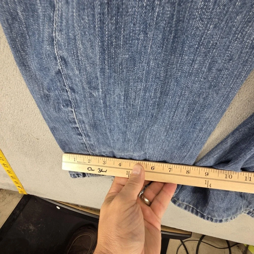 Vintage Levis Engineered Jeans Mens 30x32 Blue Twisted Flap Pockets Button Fly
